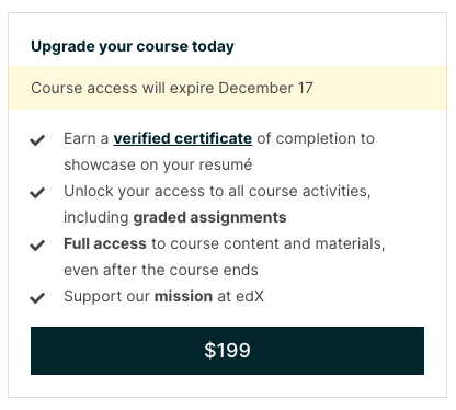 How can I get access after a course expires?